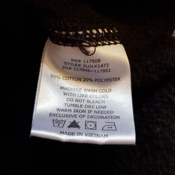 Levi's Black Sweater / Sudadera Size M - Picture 3 of 7